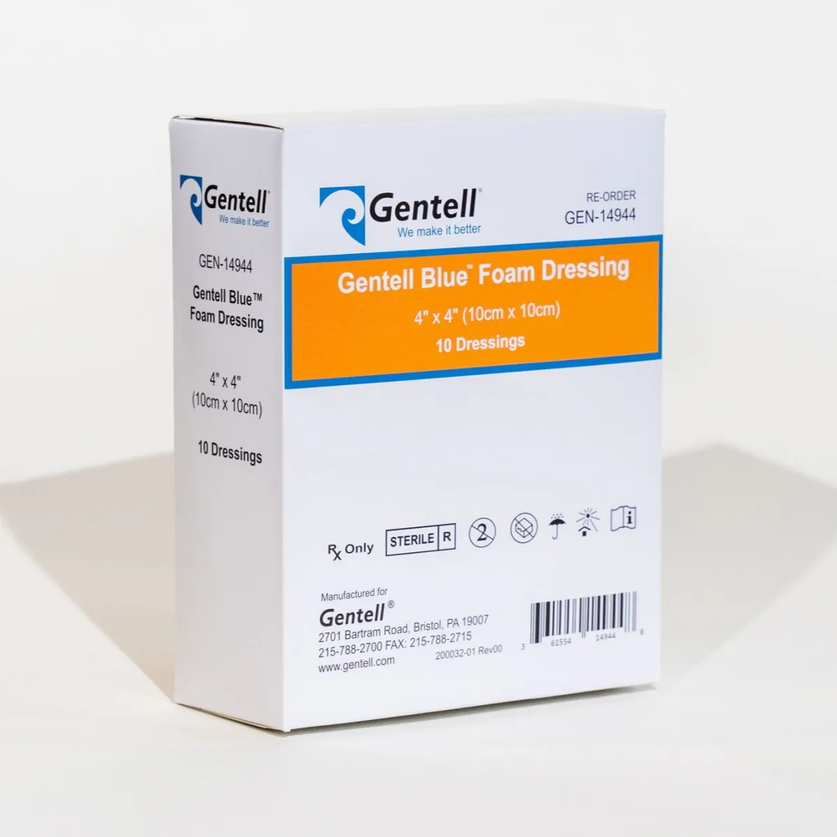 RTD Gentell Blue — 10x10 cm kutu, 10'lu (GEN-14944)